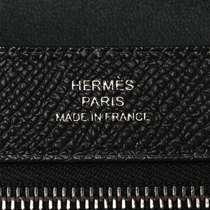 Hermes Epsom New H Passant Toutenmain Wallet Black 6 of 8
