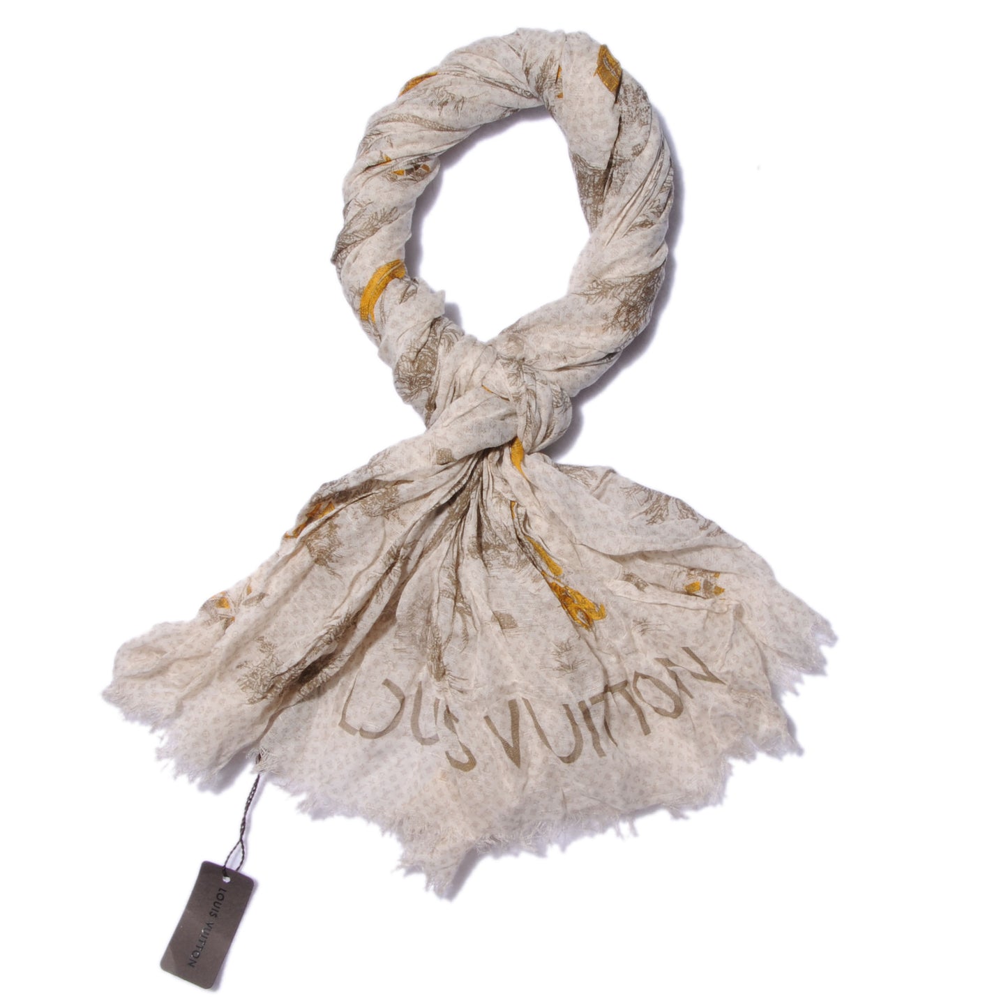 Cotton Linen Toile Etole De Louis Pareo Beige