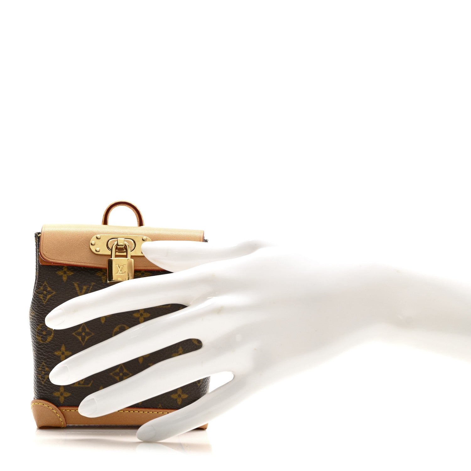 Louis Vuitton Monogram Mini Steamer Bag Charm 2 of 7