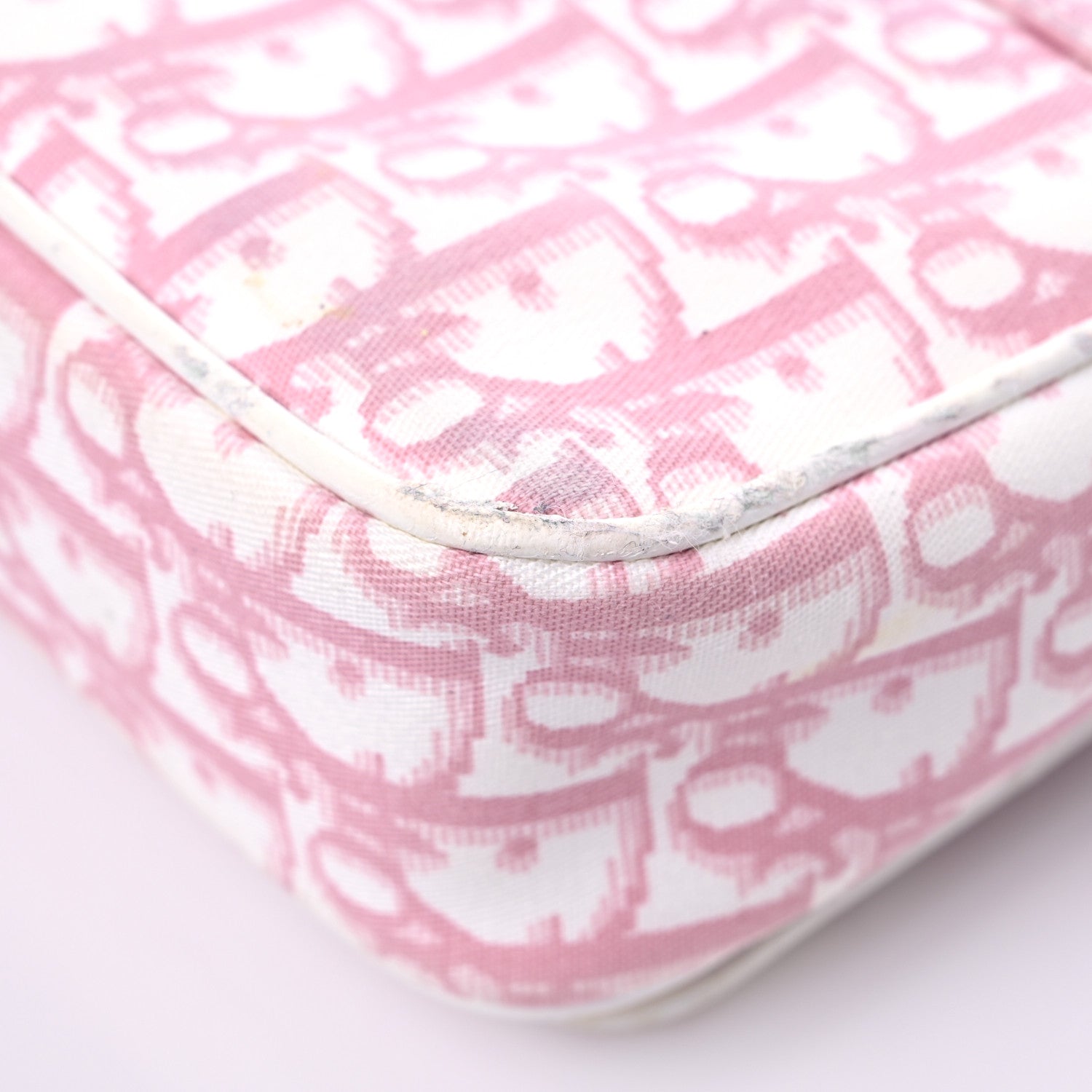 Christian Dior Monogram Girly Flap Reporter Rose Clair 10 of 17