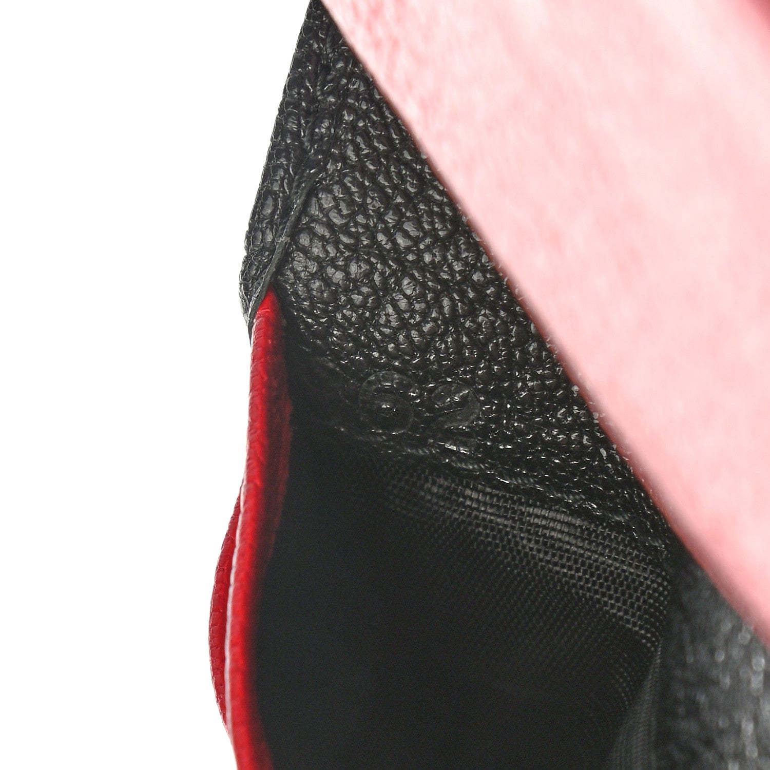 Miu Miu Goatskin Madras Small Wallet Black Rosa 7 of 7