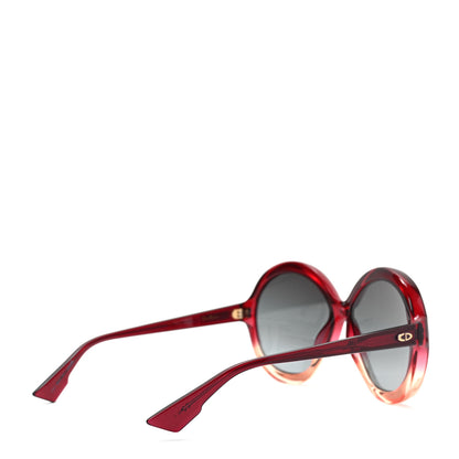 Christian Dior Acetate Bianca Sunglasses Burgundy Pink 4 of 7
