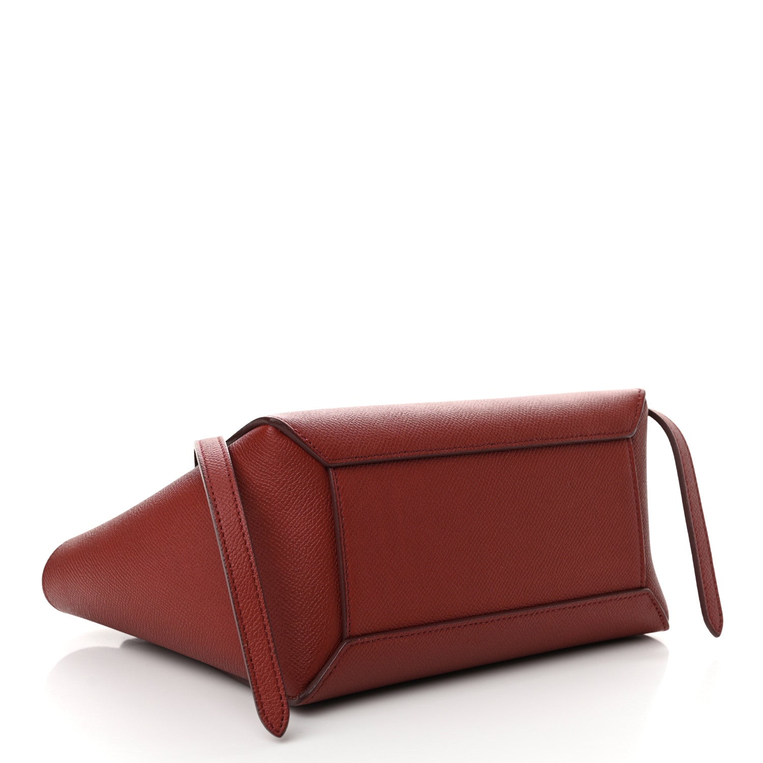 Celine Grained Calfskin Nano Belt Bag Burgundy 4 of 13
