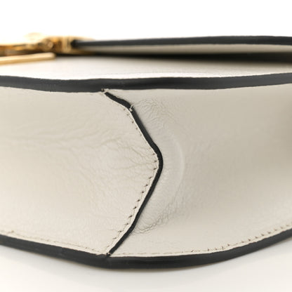 Miu Miu Goatskin Resin Madras Chain Shoulder Bag White 9 of 11