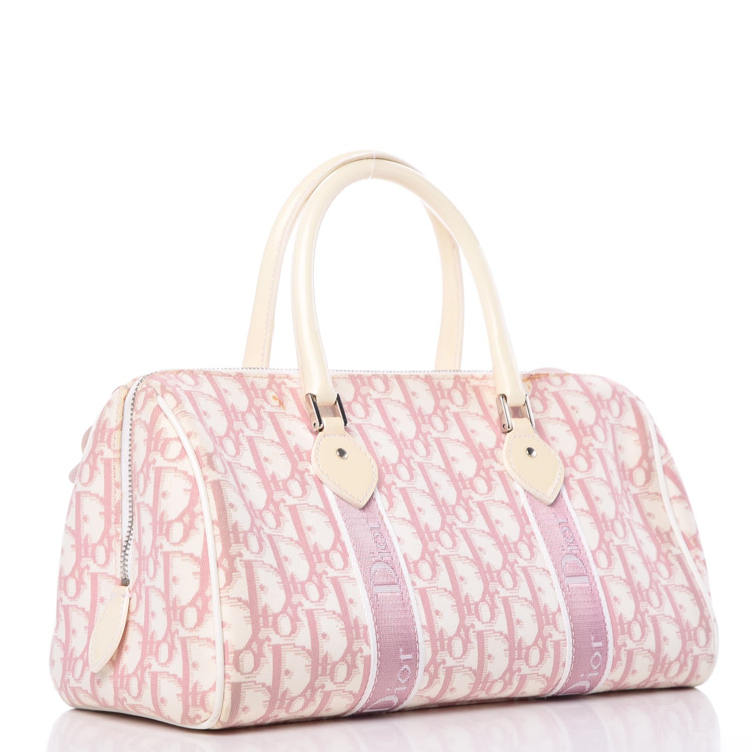 Christian Dior Monogram Girly Boston Pink 3 of 15