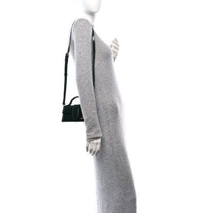 Jacquemus Glazed Calfskin Le Bambino Dark Green 2 of 9