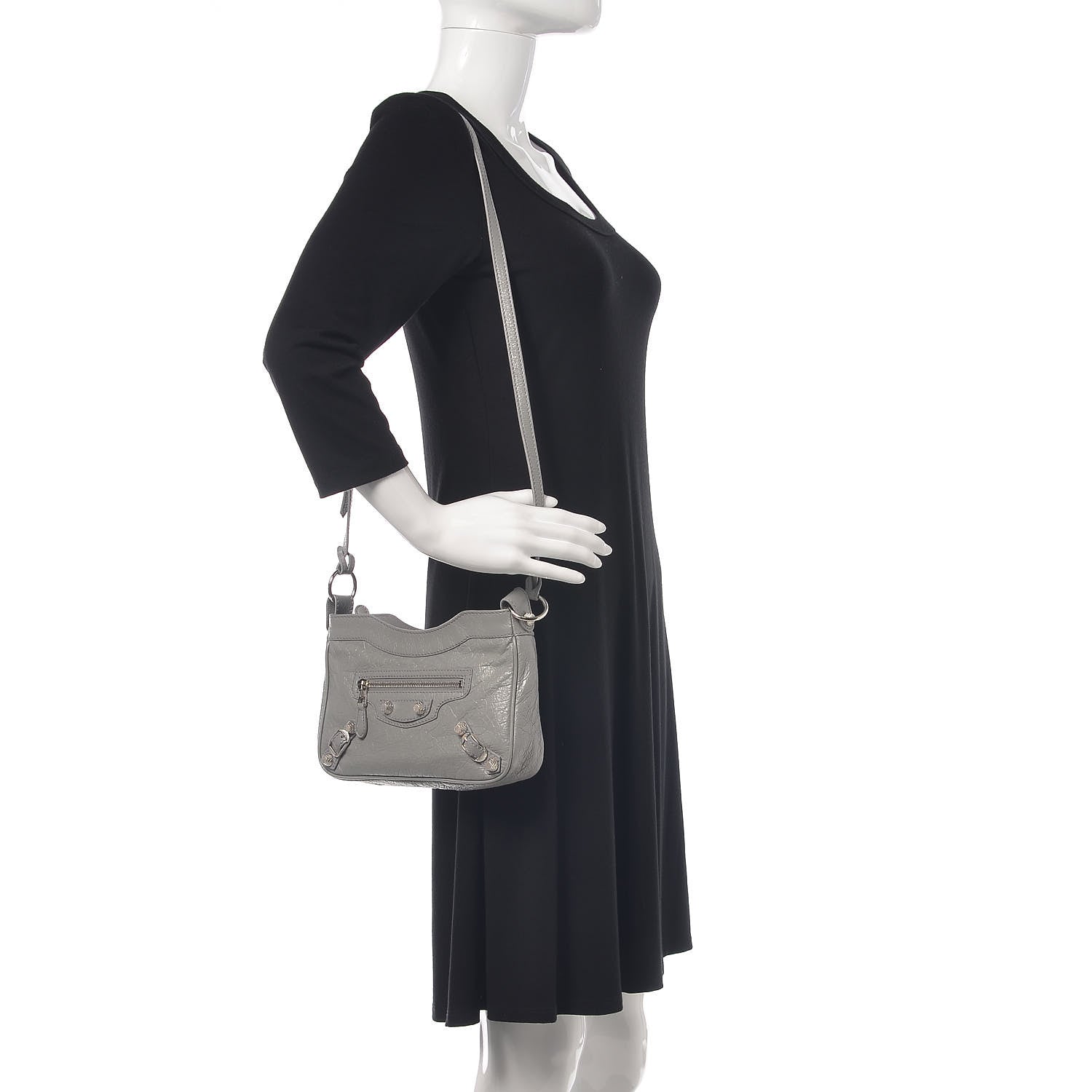 Balenciaga Agneau Giant 12 Silver Hardware Hip Gris Haussmannien 2 of 9