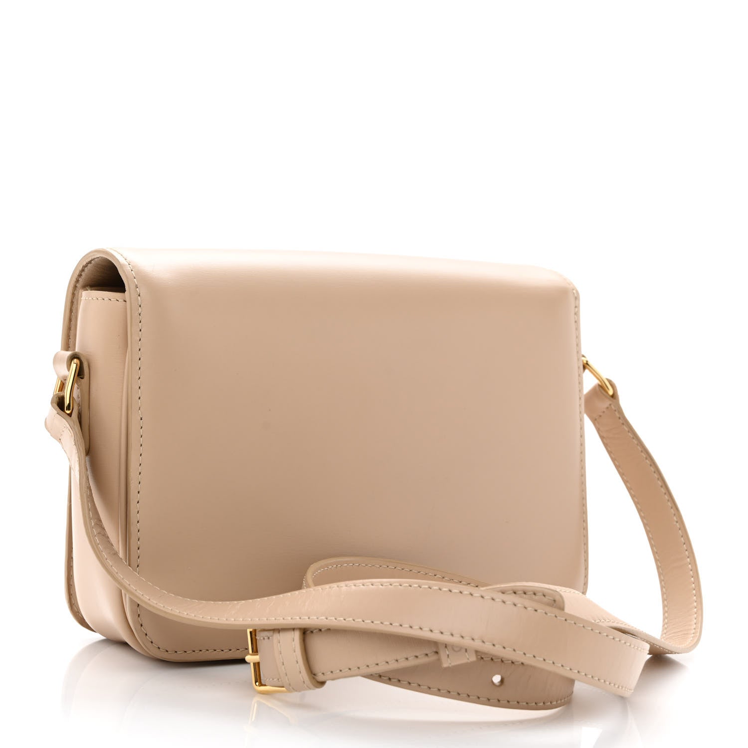 Celine Shiny Calfskin Teen Triomphe Nude 3 of 11