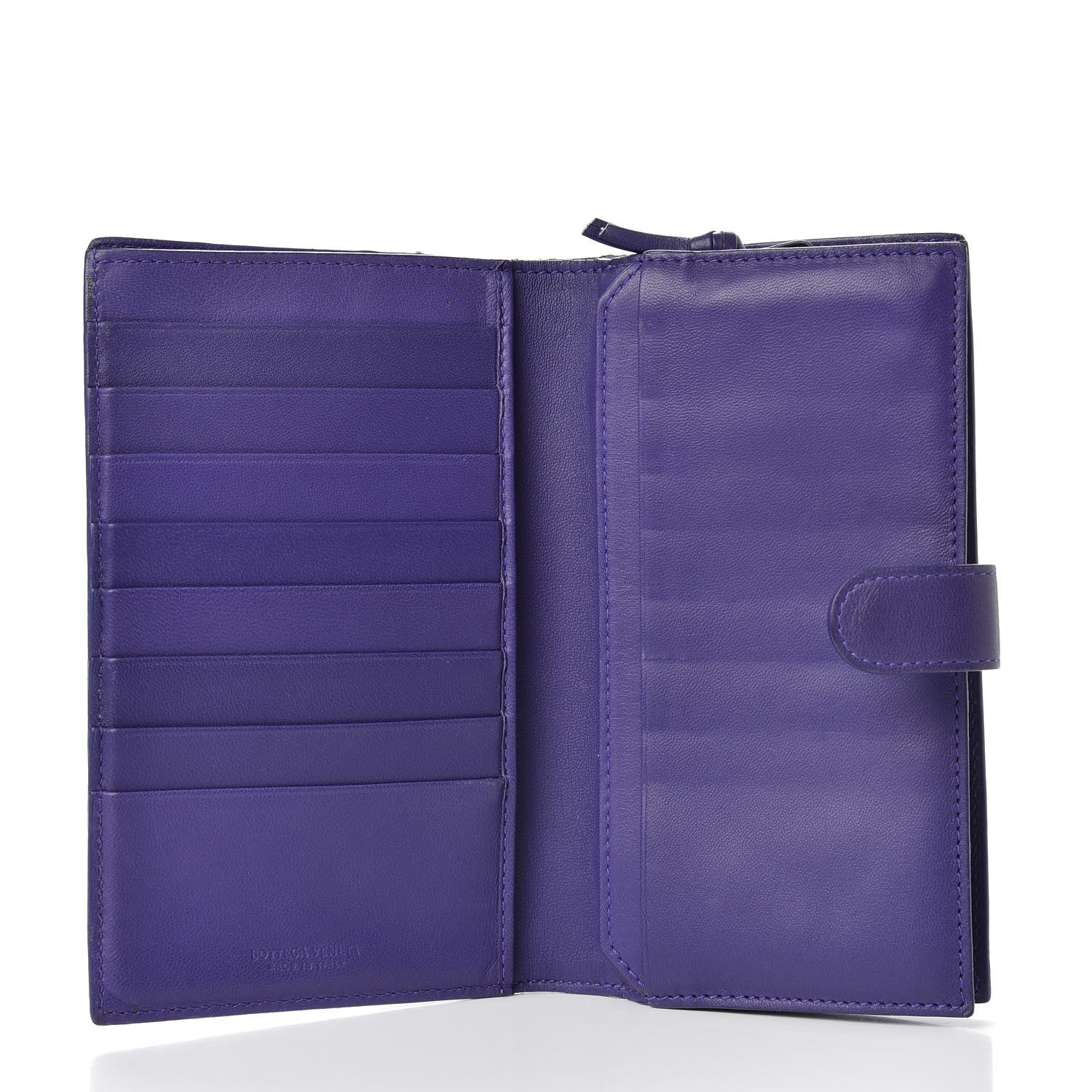 Bottega Veneta Nappa Intrecciato Continental Snap Wallet Anemone 5 of 9