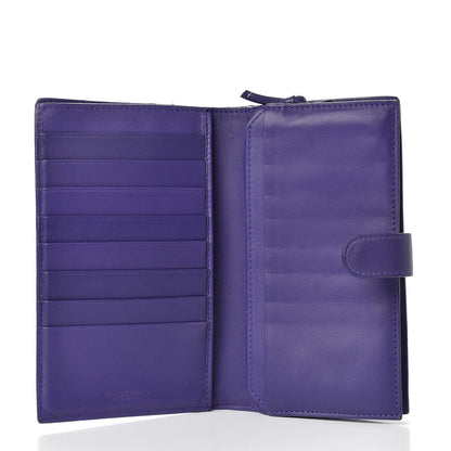 Bottega Veneta Nappa Intrecciato Continental Snap Wallet Anemone 5 of 9