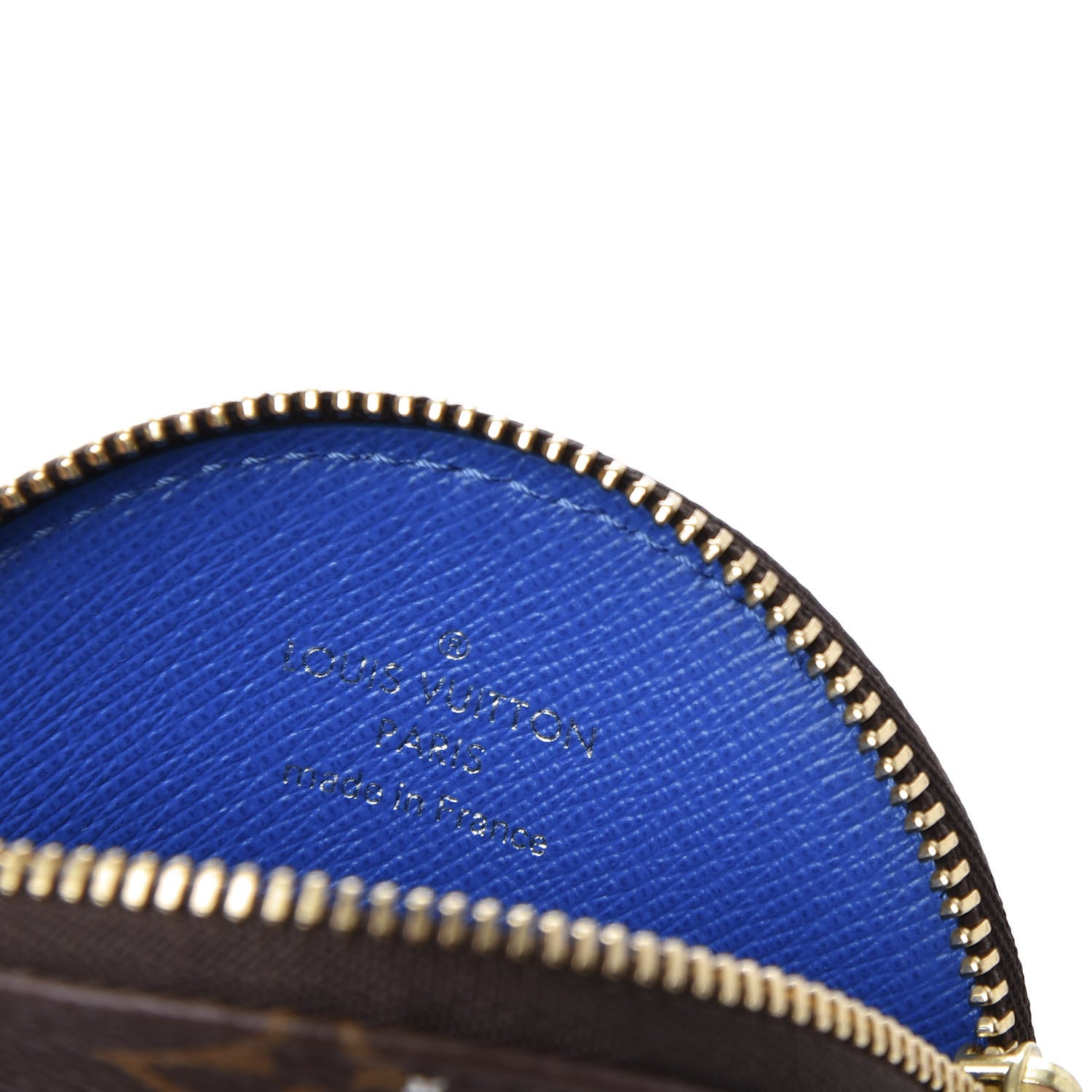 Louis Vuitton Monogram 2019 Christmas Animation Round Coin Purse Blue 5 of 8