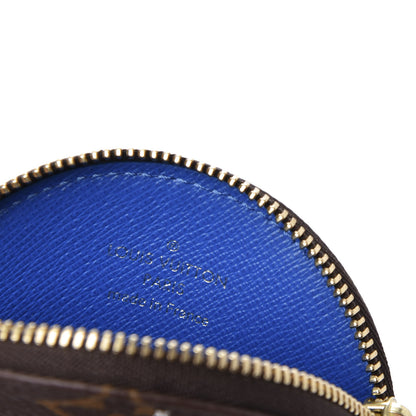 Louis Vuitton Monogram 2019 Christmas Animation Round Coin Purse Blue 5 of 8