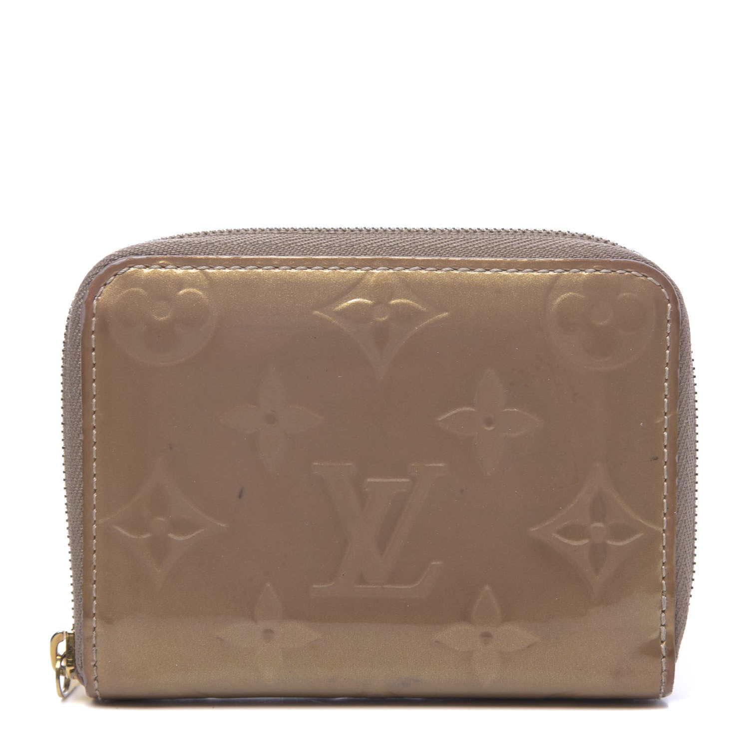 Louis Vuitton Vernis Zippy Coin Purse Beige Poudre 1 of 10