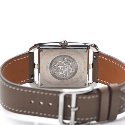 Hermes Stainless Steel Swift 29mm Cape Cod Quartz Watch Etoupe 4 of 5