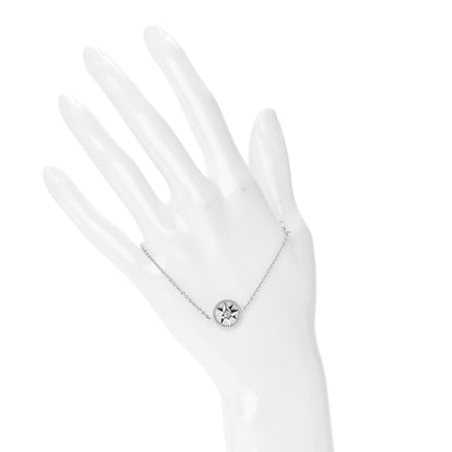 Christian Dior 18K White Gold Diamond Mother of Pearl Rose Des Vents Bracelet 2 of 7