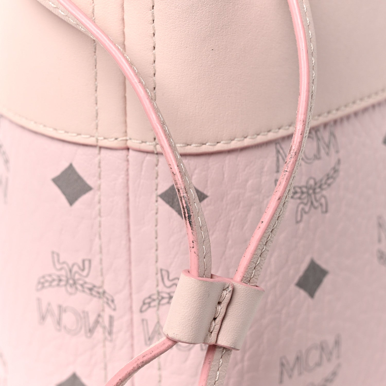 MCM Visetos Aren Tote Powder Pink 10 of 10