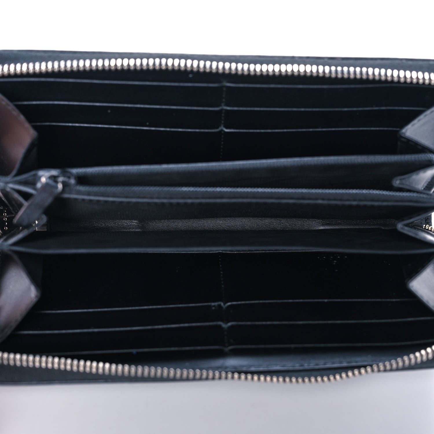 Gucci GG Supreme Monogram Tigers Zip Around Wallet Black Multicolor 5 of 13