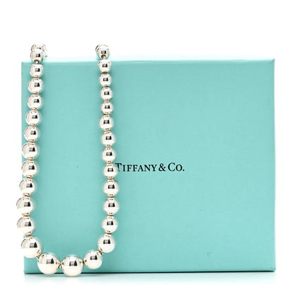Tiffany Sterling Silver HardWear Graduated Ball Necklace 5 of 5