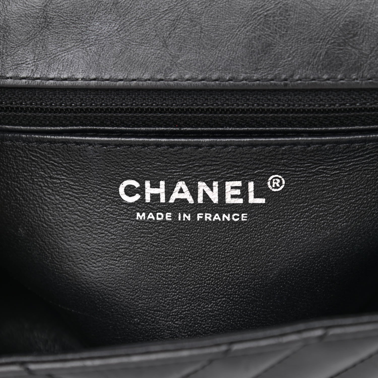 Chanel Aged Calfskin Chevron Quilted 2.55 Reissue Mini Flap So Black 6 of 12
