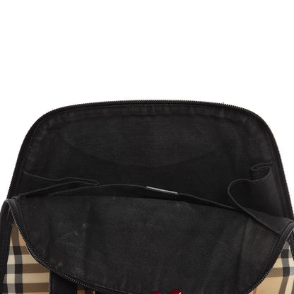 Burberry Canvas House Check Backpack Black 11 of 18