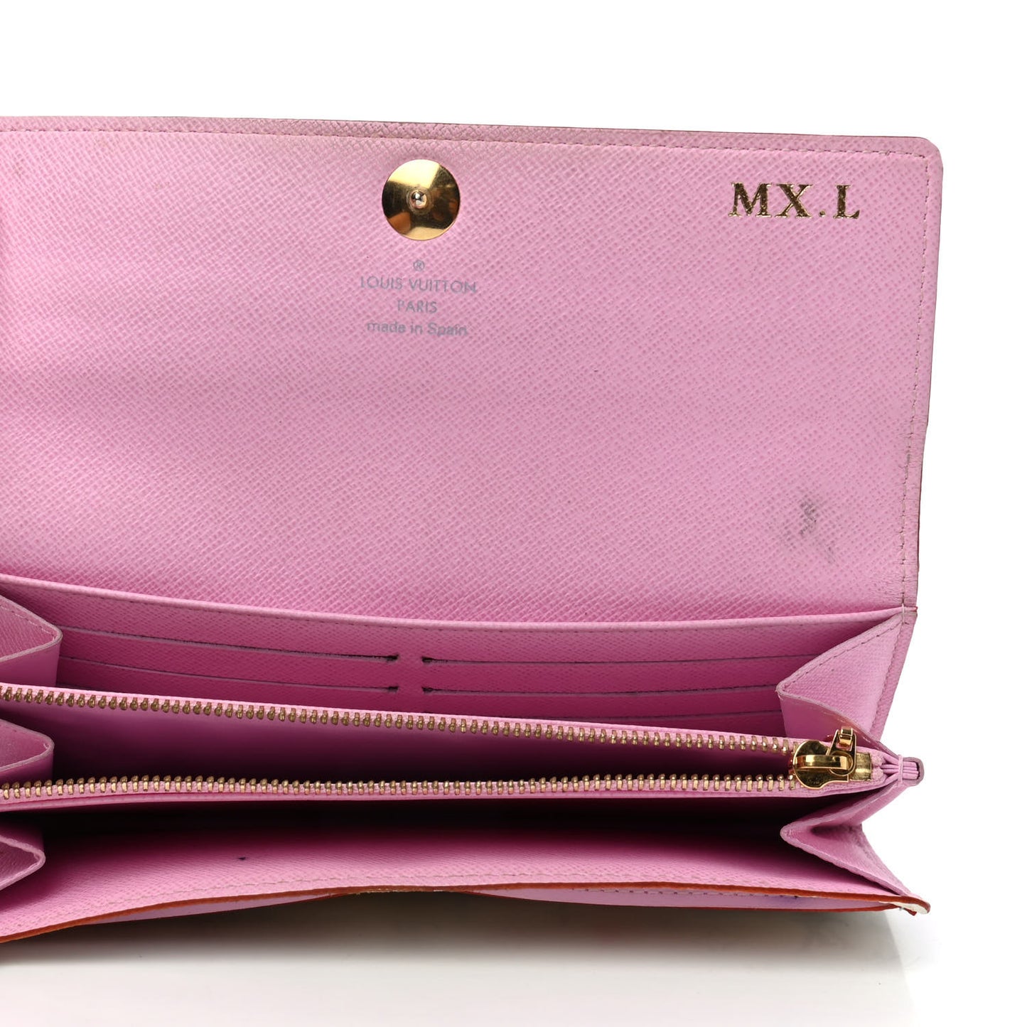 Monogram Multicolor Sarah Wallet White Litchi