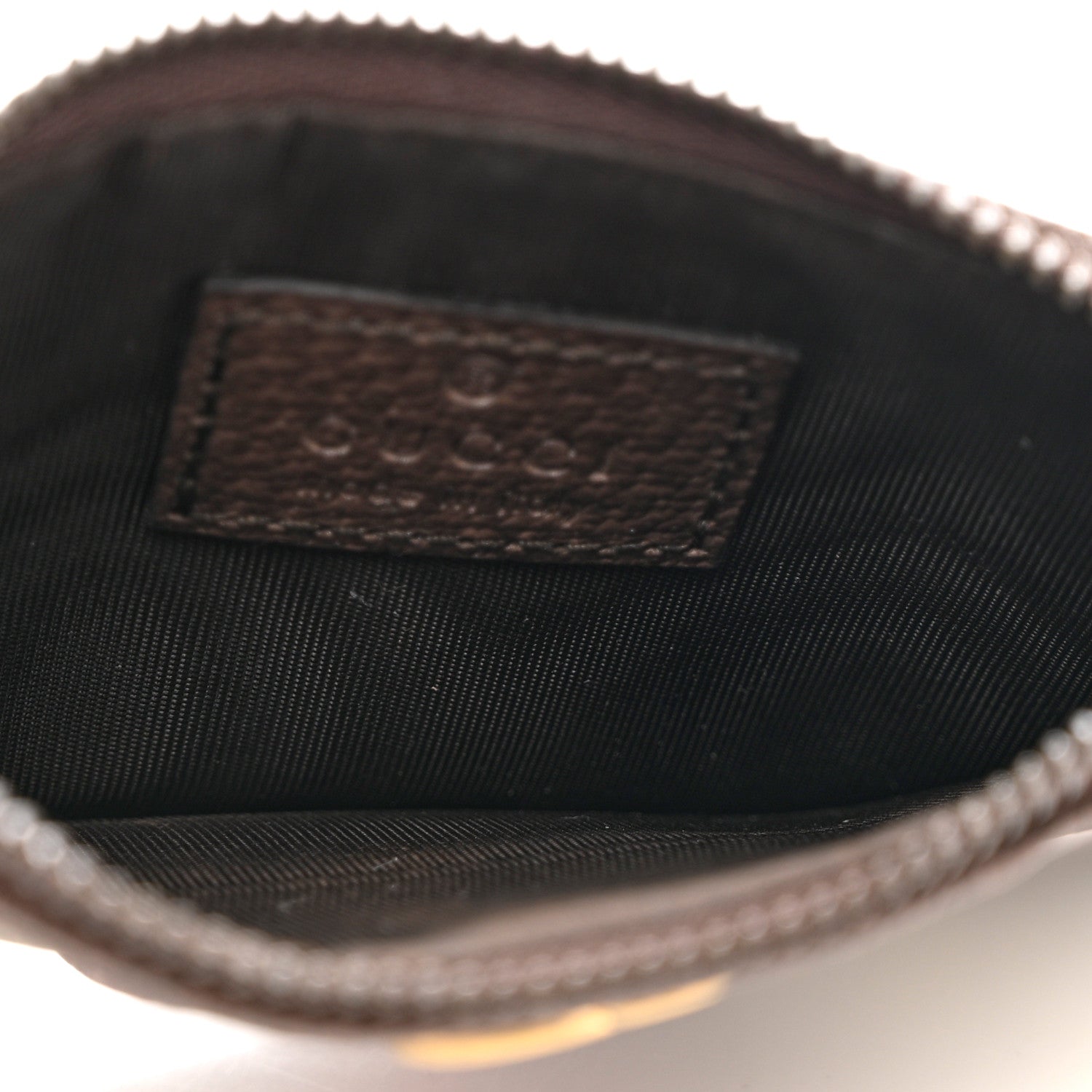 Gucci GG Supreme Monogram Web Ophidia Coin Case Brown 5 of 6
