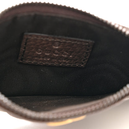 Gucci GG Supreme Monogram Web Ophidia Coin Case Brown 5 of 6