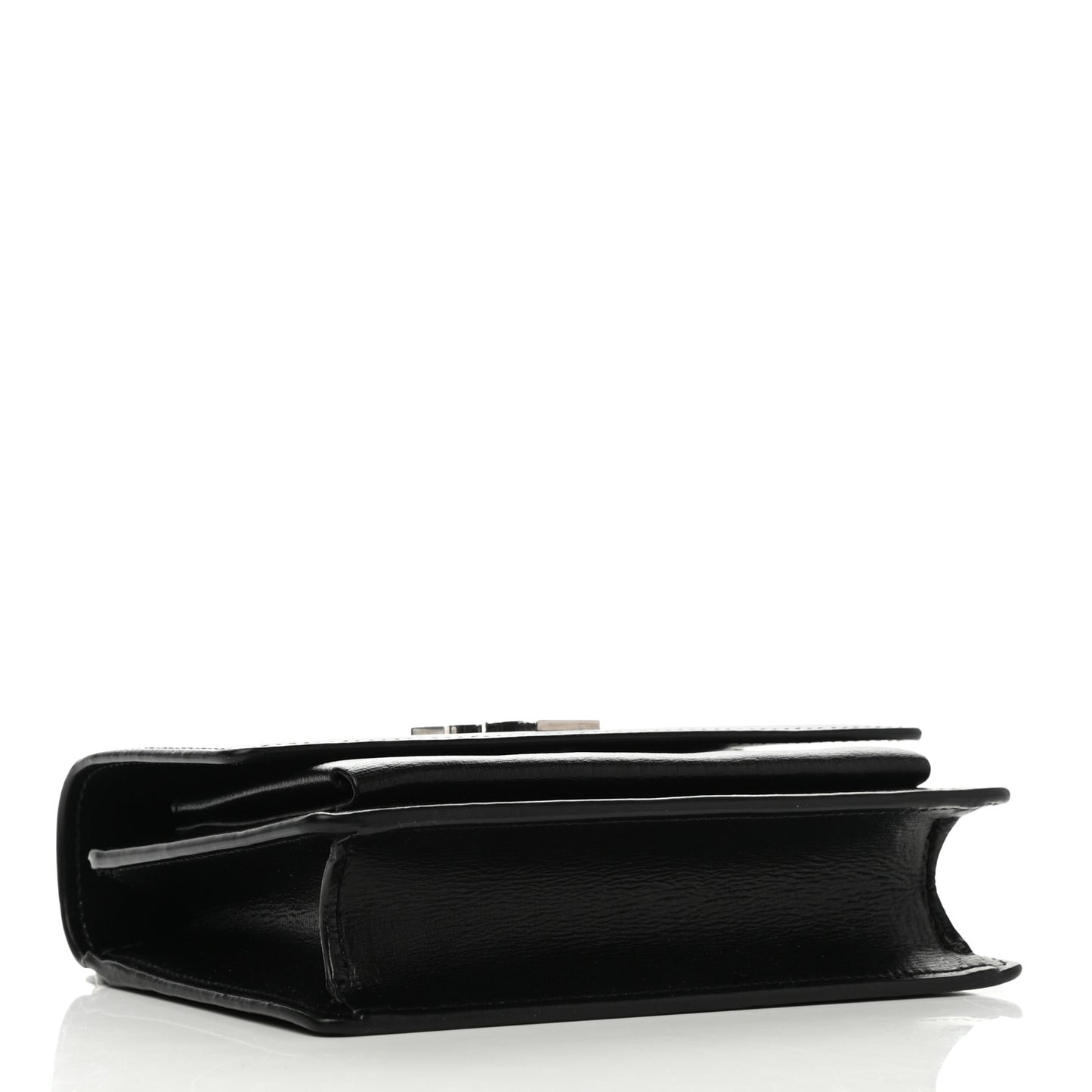 Calfskin Monogram Sunset Chain Wallet Black