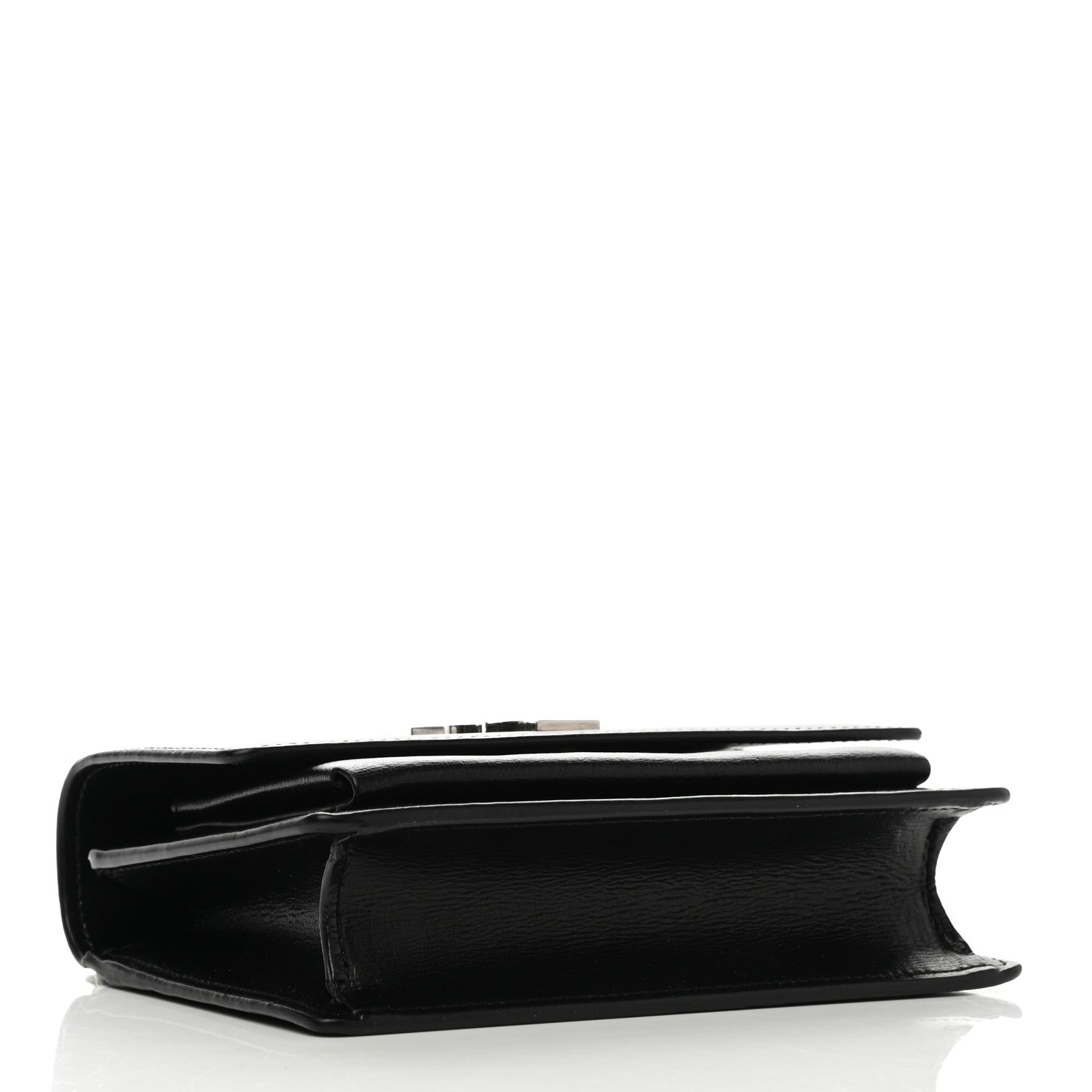 Saint Laurent Calfskin Monogram Sunset Chain Wallet Black 3 of 9