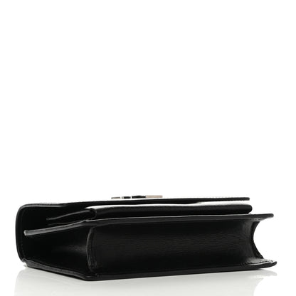 Saint Laurent Calfskin Monogram Sunset Chain Wallet Black 3 of 9