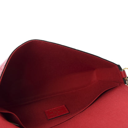 Louis Vuitton Empreinte Pochette Felicie Chain Wallet Scarlet 5 of 12