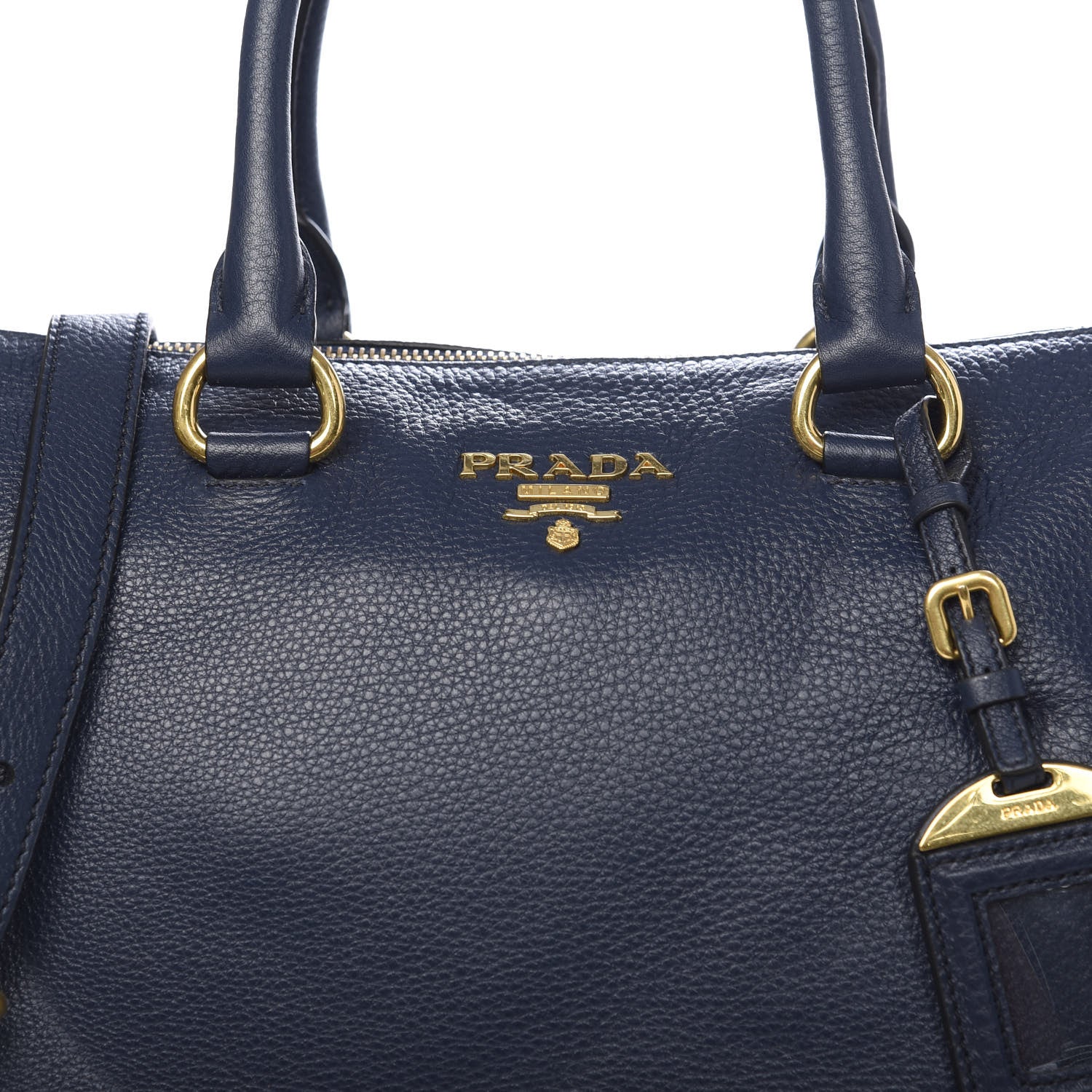 Prada Vitello Phenix Bauletto Baltico 9 of 9