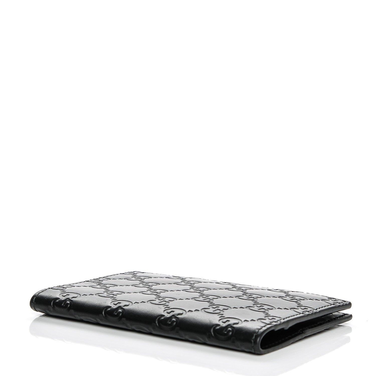 Gucci Guccissima Signature Passport Case Black 4 of 6