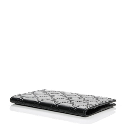 Gucci Guccissima Signature Passport Case Black 4 of 6