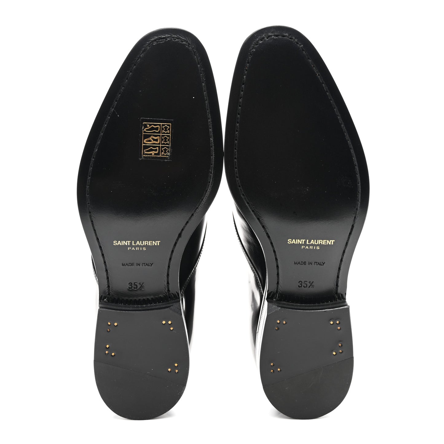 Patent Calfskin Montaigne 25 Uniform 35.5 Black