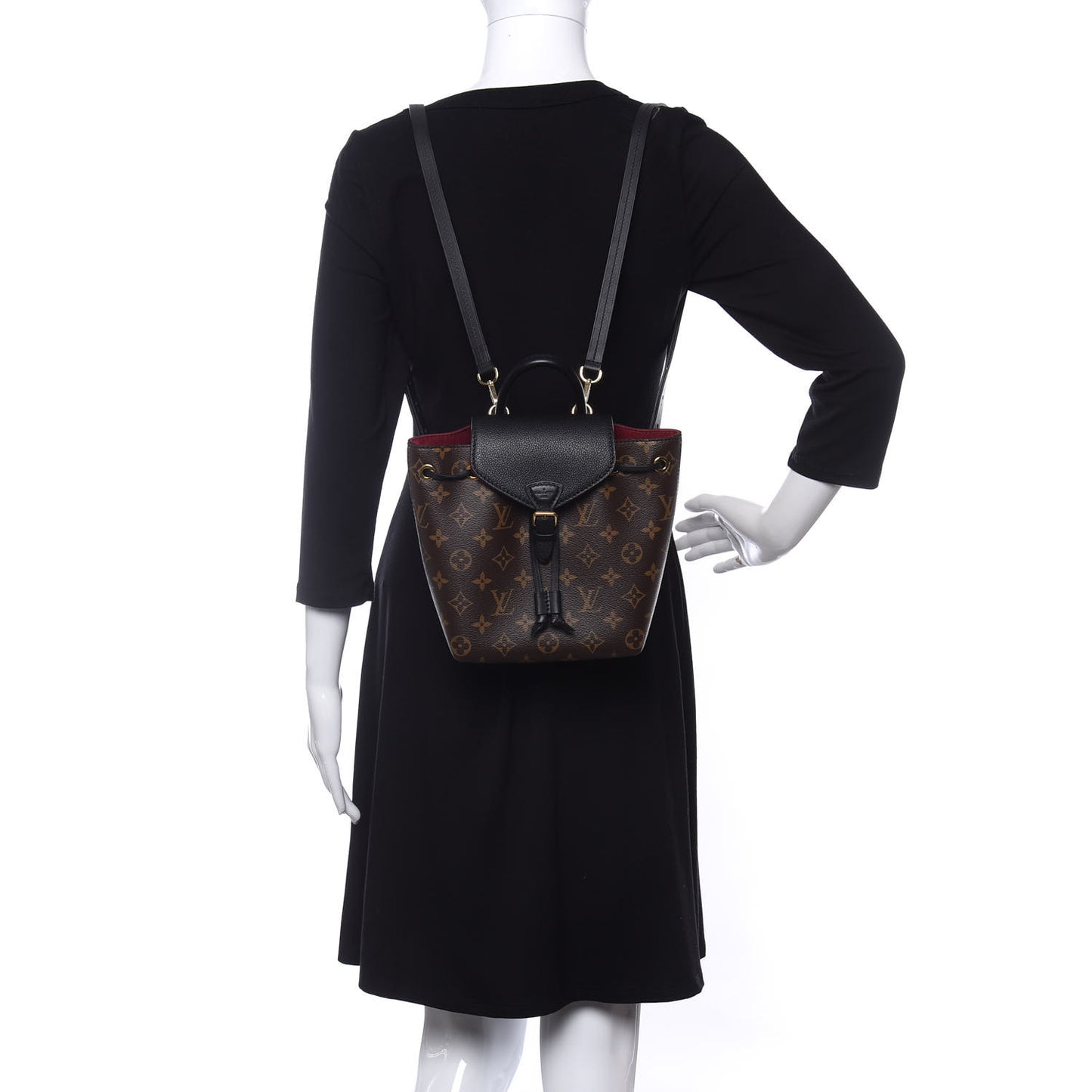 Monogram BB Montsouris NM Backpack Black
