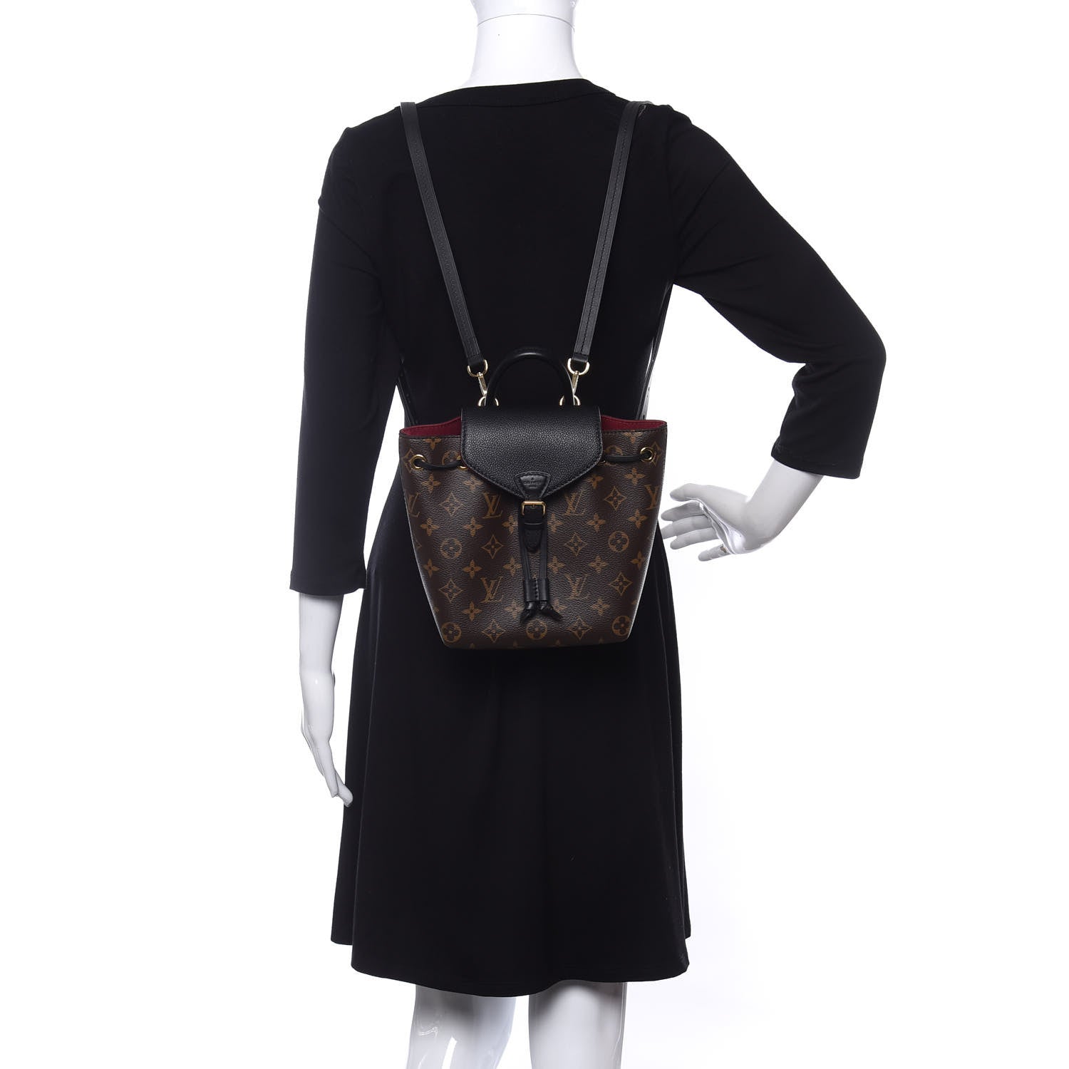 Louis Vuitton Monogram BB Montsouris NM Backpack Black 2 of 10