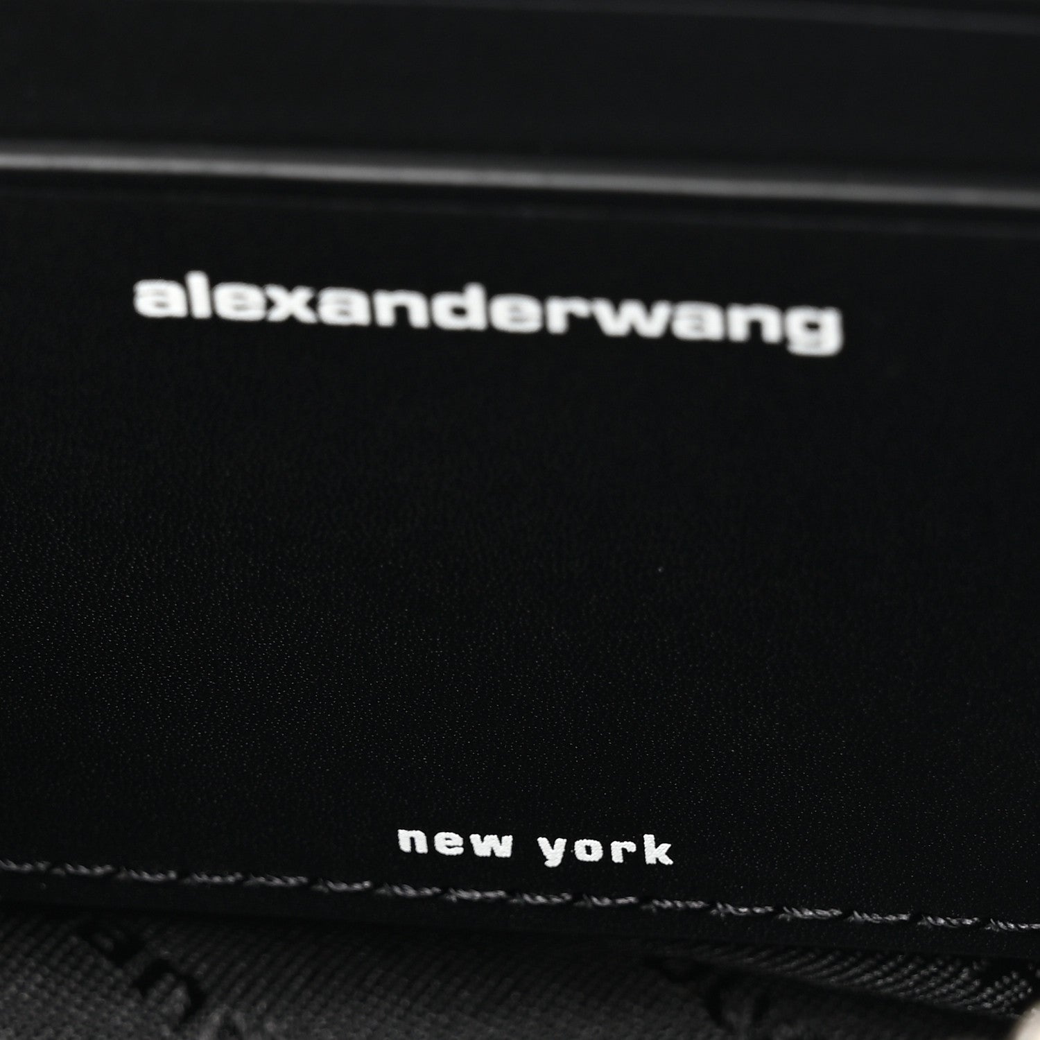 Alexander Wang Mesh Crystal Rhinestone Mini Heiress Pouch Black Silver 6 of 9