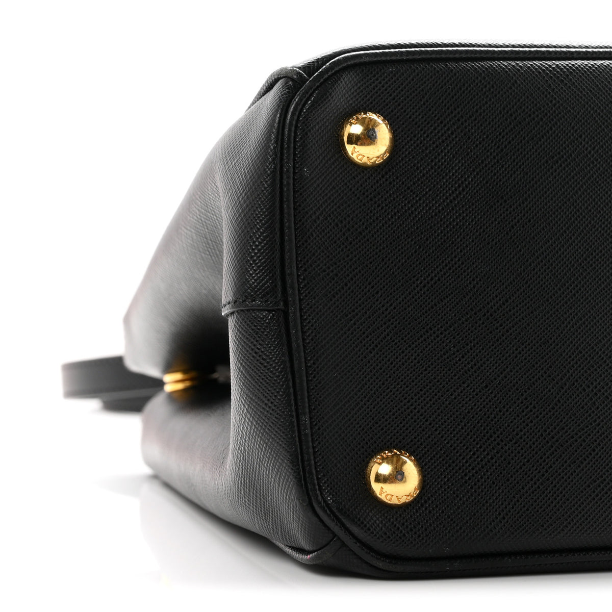 Prada Saffiano Small Galleria Double Zip Tote Black 17 of 19