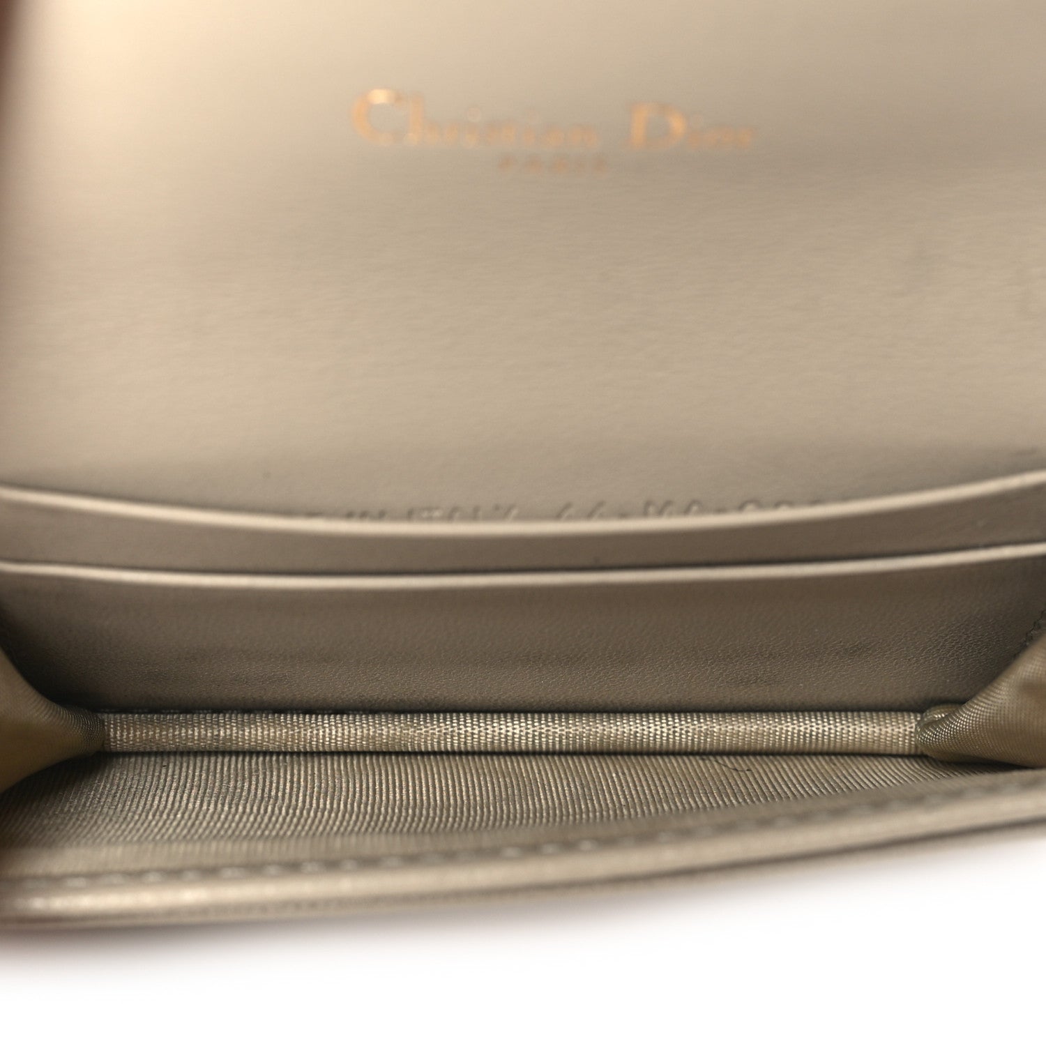 Christian Dior Goatskin Saddle Card Holder Corda 5 of 8