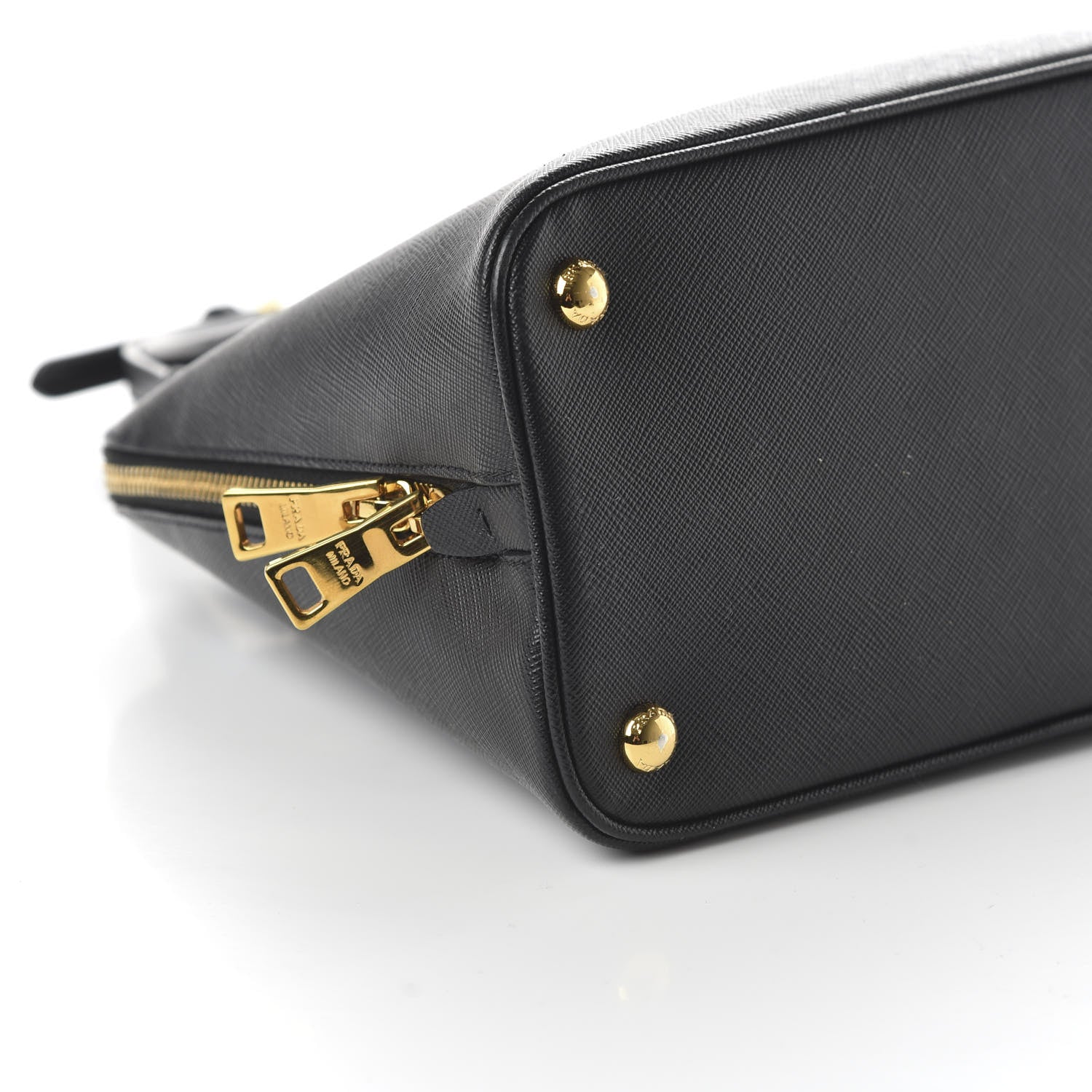 Prada Saffiano Lux Medium Promenade Tote Black 6 of 9