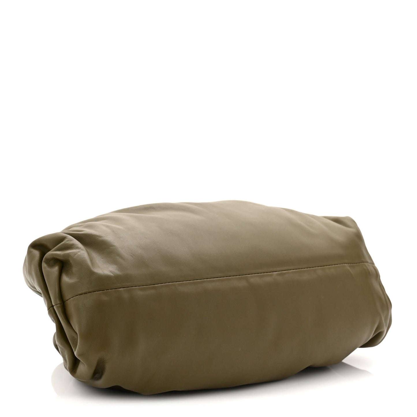 Smooth Butter Calf The Pouch Oversized Clutch Mud
