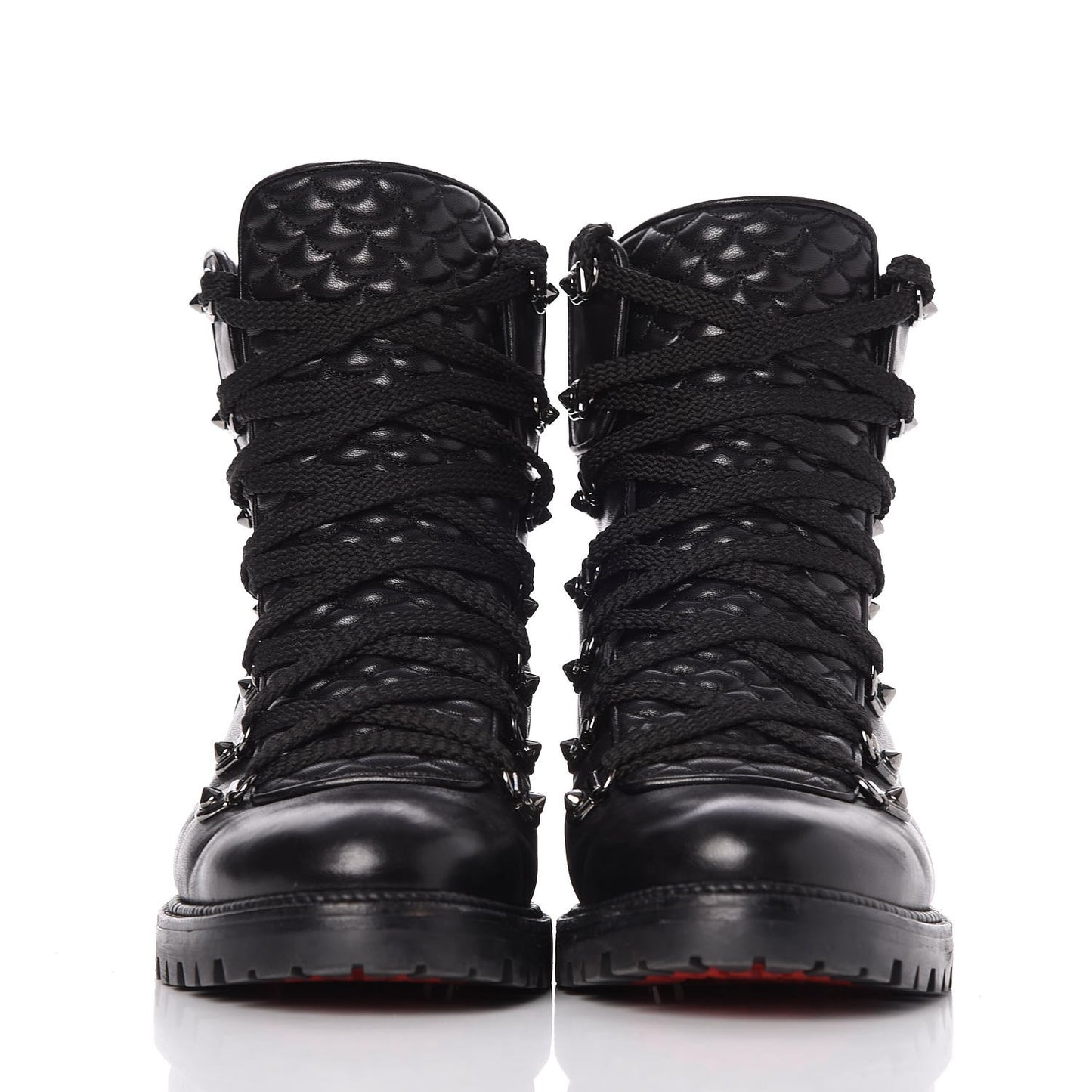 Shiny Nappa Mad Flat Boots 40.5 Black