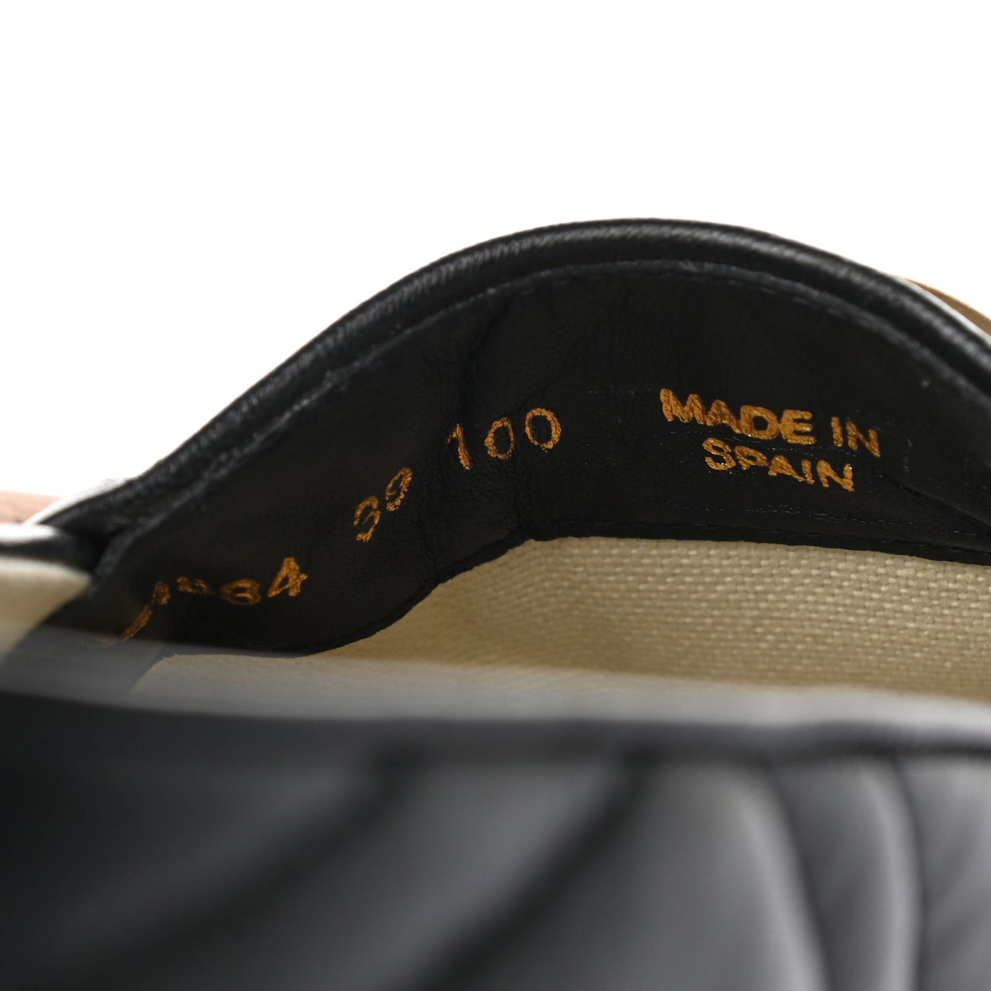 Nappa Matelasse GG Marmont Platform Espadrilles 39 Black