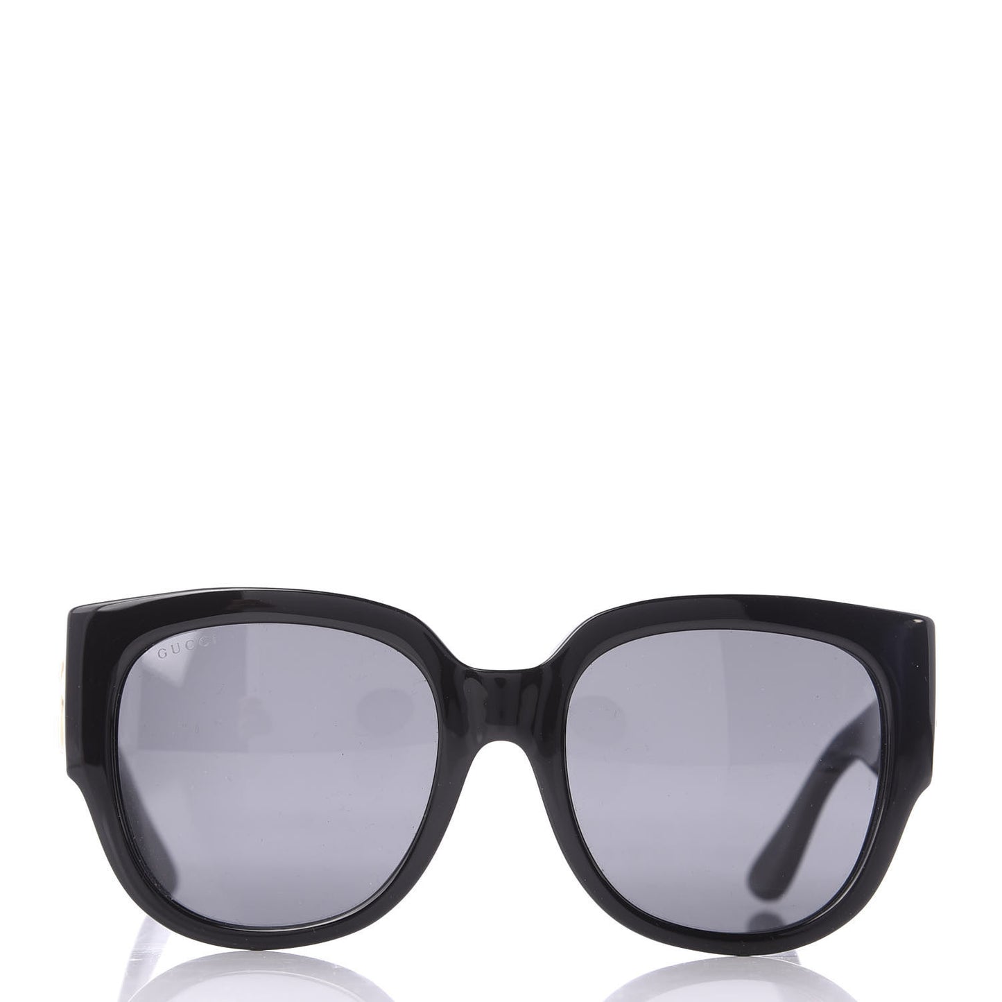 Acetate Square Frame Sunglasses GG0142SA Black