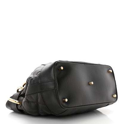 Burberry Calfskin Quilted Baby Beaton Dark Brown 4 of 10
