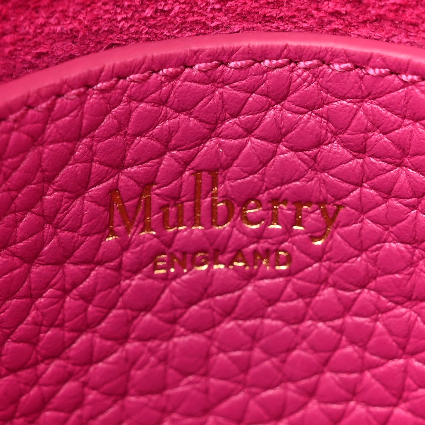 Heavy Grain Mini Alexa  Mulberry Pink