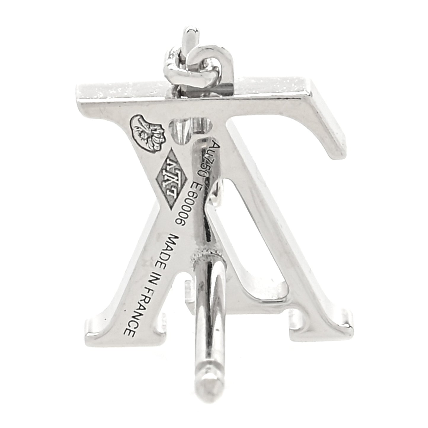 18K White Gold Diamond Idylle Blossom LV Stud Earrings