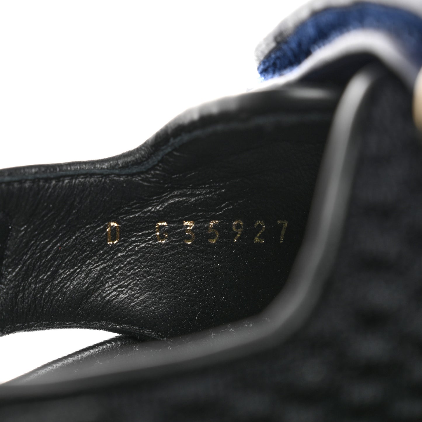 Knit Fabric Velcro Dad Sandals 38 Black Dark Blue Light Blue