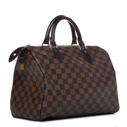 Louis Vuitton Damier Ebene Speedy 30 3 of 14